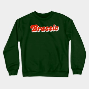 Brassic /// Faded & Distressed Style Design Crewneck Sweatshirt